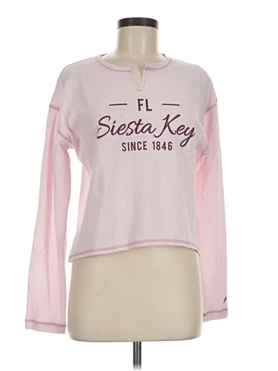 Pre-owned League Long Sleeve T-shirt In Pink