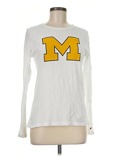 Pre-owned League Long Sleeve T-shirt In White