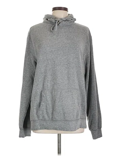 Pre-owned League Pullover Hoodie In Gray