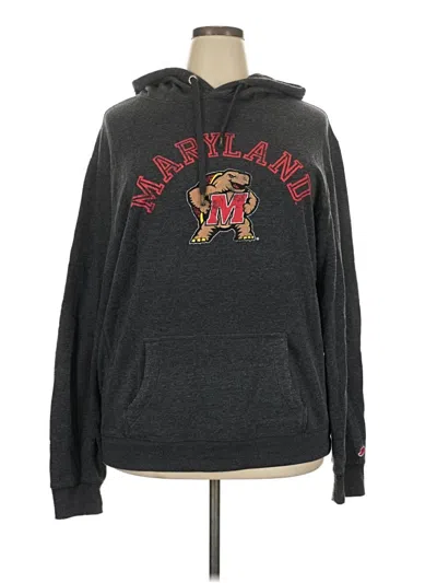 Pre-owned League Pullover Hoodie In Gray