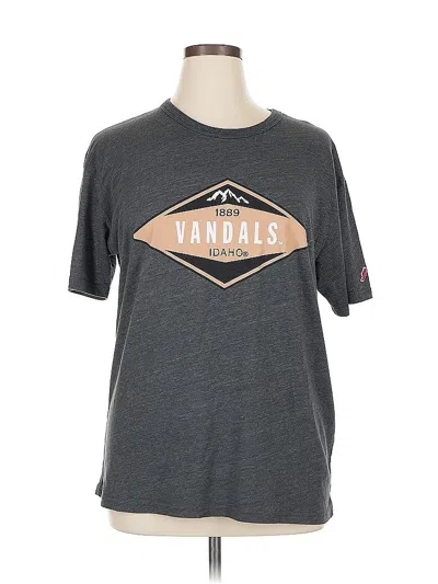 Pre-owned League Short Sleeve T-shirt In Gray