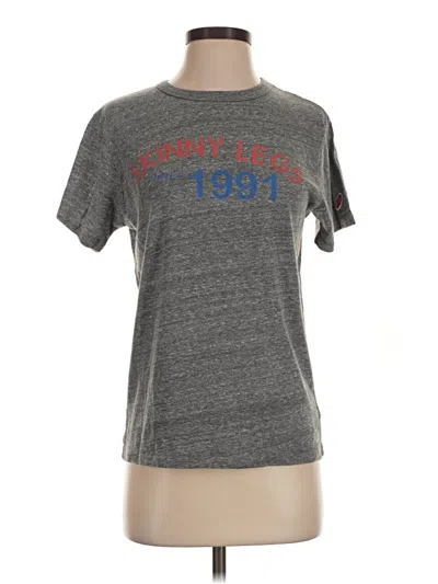 Pre-owned League Short Sleeve T-shirt In Gray