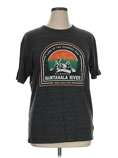 Pre-owned League Short Sleeve T-shirt In Gray