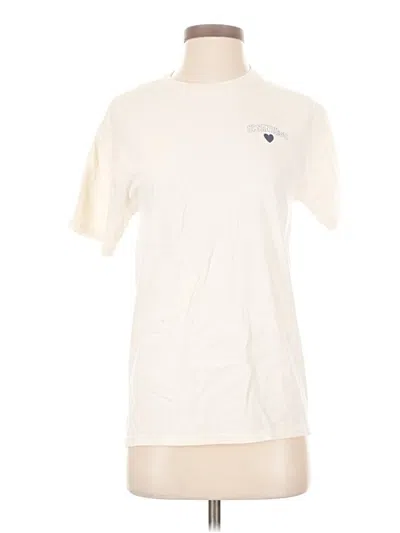 Pre-owned League Short Sleeve T-shirt In Ivory