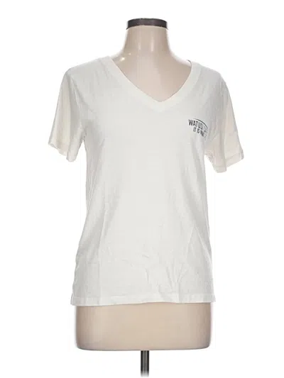 Pre-owned League Short Sleeve T-shirt In Ivory