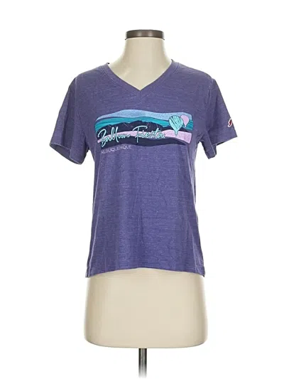 Pre-owned League Short Sleeve T-shirt In Purple
