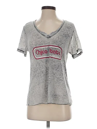 Pre-owned League Short Sleeve T-shirt In Silver