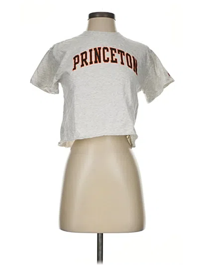Pre-owned League Short Sleeve T-shirt In Silver