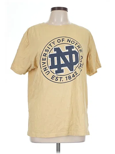 Pre-owned League Short Sleeve T-shirt In Tan