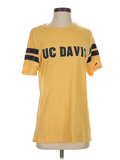 Pre-owned League Short Sleeve T-shirt In Yellow