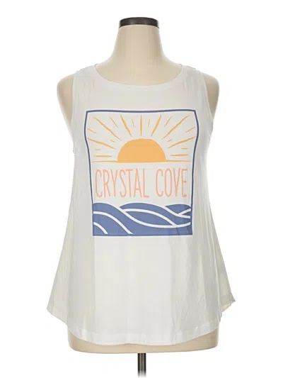 Pre-owned League Sleeveless T-shirt In Ivory