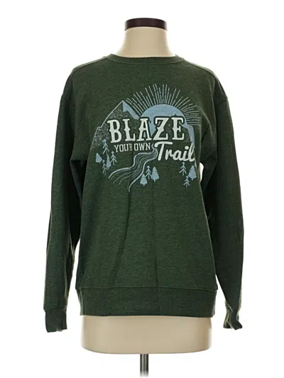 Pre-owned League Sweatshirt In Green
