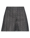 Leal Daccarett Woman Shorts & Bermuda Shorts Black Size 4 Cotton, Polyamide, Elastane In Black