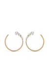 Leandra 18kt Yellow Gold Cabo Rueda Diamond Earrings In Gold