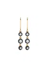 Leandra 18kt Yellow Gold Diamond Hook Earrings In Gold