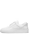 Leandro Lopes Faisca Quilted-pattern Leather Sneakers In White
