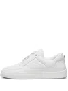 Leandro Lopes Faisca Quilted-pattern Leather Sneakers In White