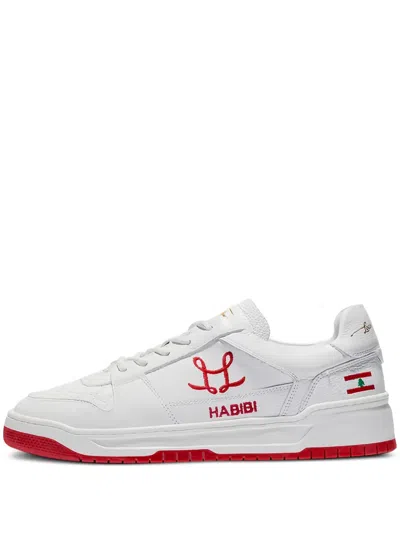 Leandro Lopes Lace-up Low-top Sneakers In White