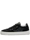 Leandro Lopes London Quilted-pattern Sneakers In Black