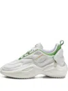 Leandro Lopes Mining Logo-detail Sneakers In White