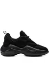 Leandro Lopes Mining Logo-print Sneakers In Black