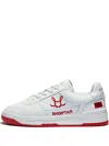 Leandro Lopes Tony Embroidered-logo Sneakers In Yellow