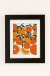 Leanne Simpson Orange Harvest Art Print In Black Matte Frame At Urban Outfitters