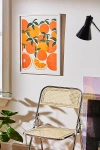 Leanne Simpson Orange Harvest Art Print In White Wood Frame At Urban Outfitters