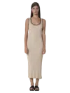 LEAP CONCEPT MAY TENCEL KNITTED DRESS WITH HAND