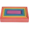 Learning Advantage Wooden Rainbow Architect - Rectangles