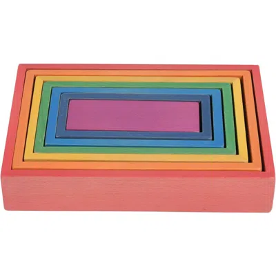 Learning Advantage Wooden Rainbow Architect - Rectangles