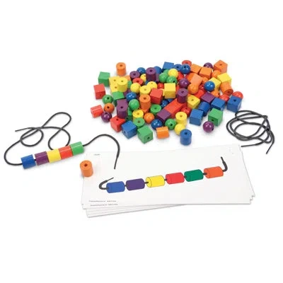 Learning Resources Beads And Pattern Cards Activity Set