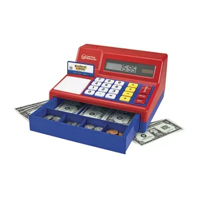 Learning Resources Pretend N Play Calculator Cash Register Electronic Learning In Transparent
