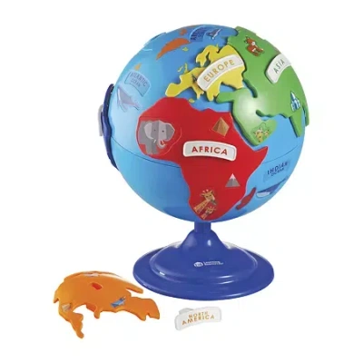 Learning Resources Puzzle Globe In Transparent