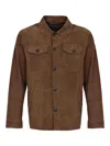 Leather Authority Mimas Suede Jacket In Brown