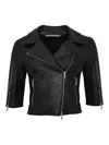 Leather Authority Coco Jacket In Black Leather In Black