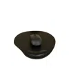 Leathere Ergonomic Leather Mouse Pad With Wrist Support - Black - Portland
