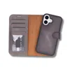 Leathere Grey  Iphone Onyedi Wallet Case – Gray - New York In Gray