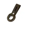 Leathere Handcrafted Leather Airtag Keychain – Sleek & Secure - Green - Warren