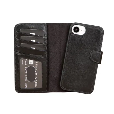 Leathere Iphone Onalti E Leather Wallet Case - Black - Brooklyn