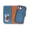Leathere Iphone Onyedi Wallet Case – Blue - New York In Blue