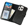 Leathere Iphone Series Black Leather Wallet Case - New York In Black