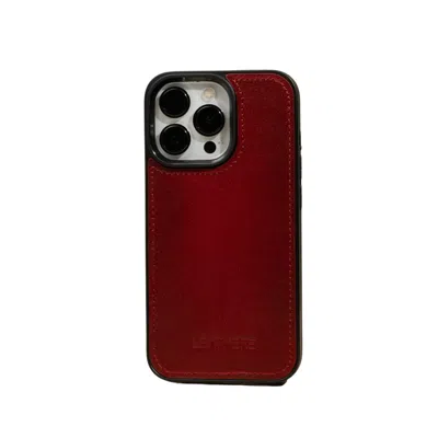 Leathere Iphone Series Red Leather Case - Austin