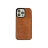 Leathere Iphone Series Rustic Brown Leather Case - Austin In Brown