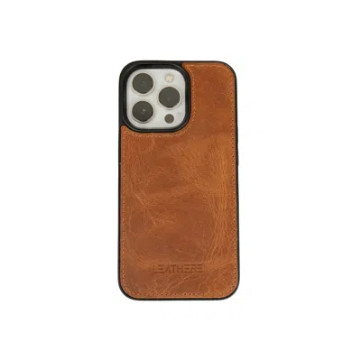 Leathere Iphone Series Rustic Brown Leather Case - Austin