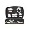 Leathere Leather Tech Organizer Case - Black - Oslo
