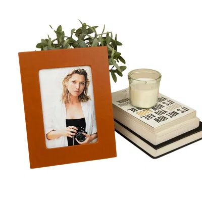 Leathere Luxury Leather Photo Frame - Brown - Allentown