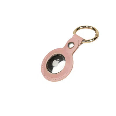 Leathere Pink / Purple Premium Leather Airtag Holder - Pink - Orlando
