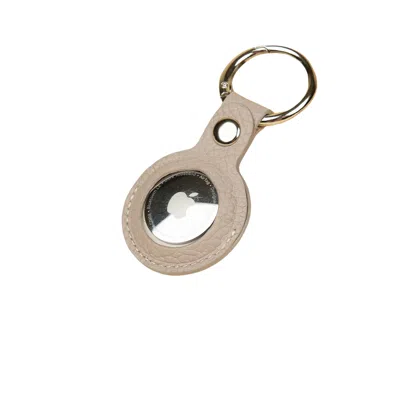 Leathere Premium Leather Airtag Holder - Light Beige - Orlando