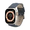 Leathere Women's Apple Watch Blue Leather Strap - Boston In Blue